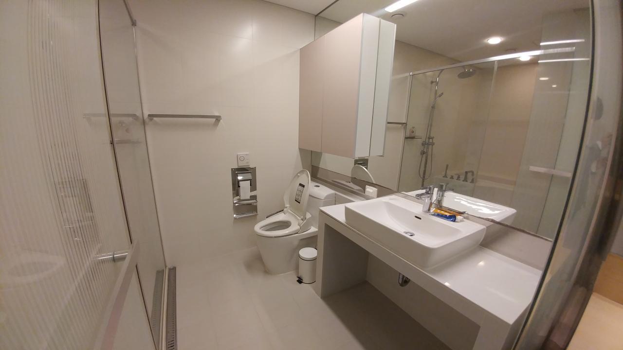 Ferienwohnung Haeundae Ocean Bridge Penthouse Busan Exterior foto