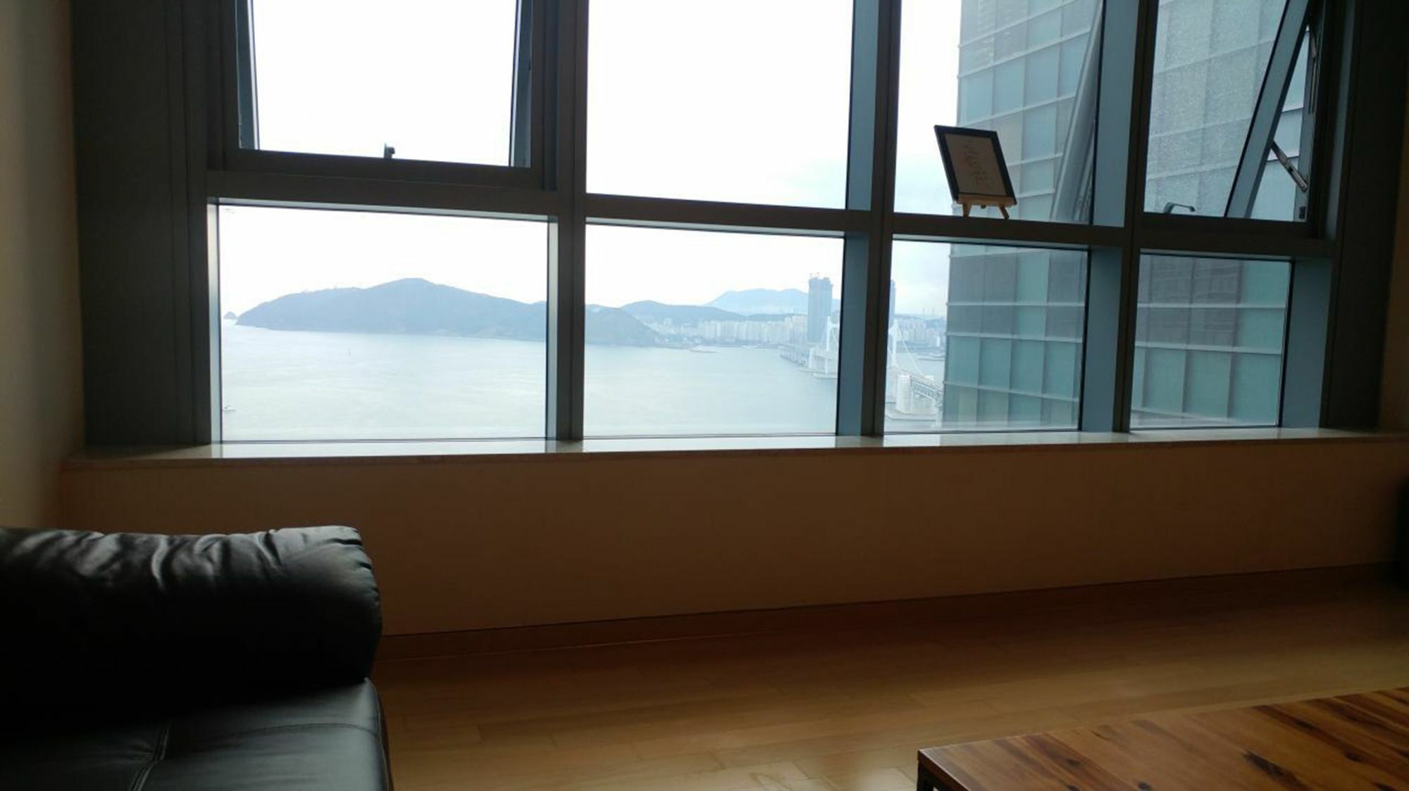 Ferienwohnung Haeundae Ocean Bridge Penthouse Busan Exterior foto